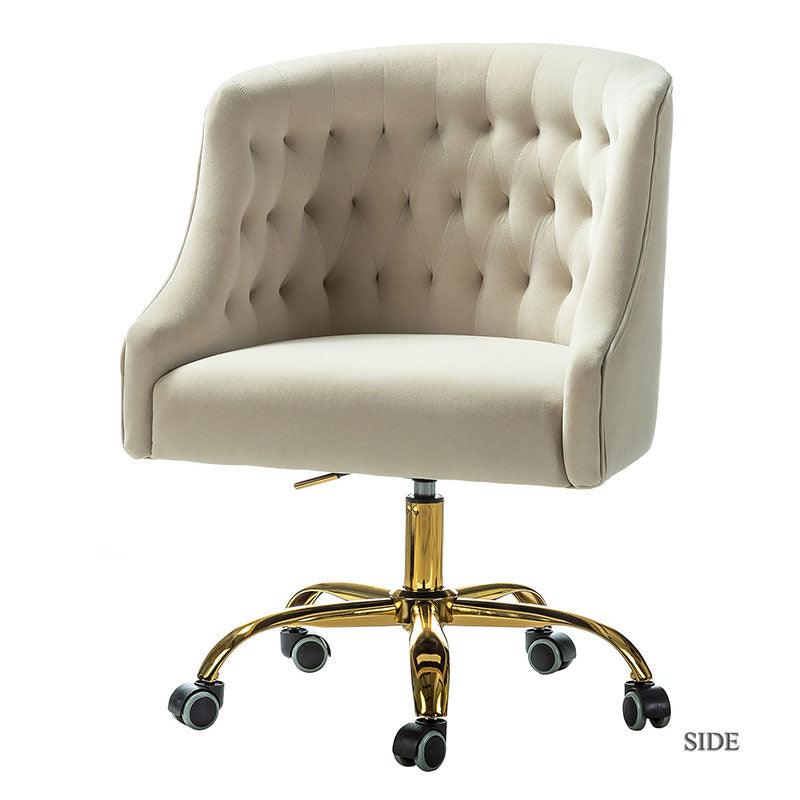 Penelope Velvet Tufted Office Chair