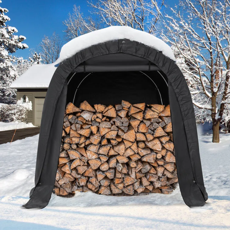 6.3 ft. W x 8 ft. D Portable Tool Shed , Storage Tent
