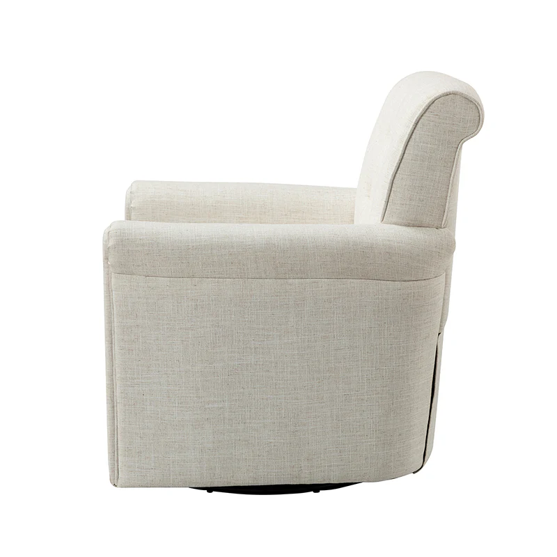 Gwendolyn Upholstered Swivel Armchair