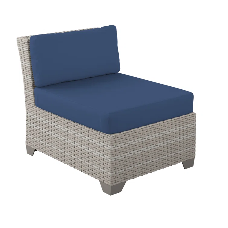 Bannister Fairmont 10 Piece Outdoor Sectional Seating Group with Cushions and Storage Coffee Table