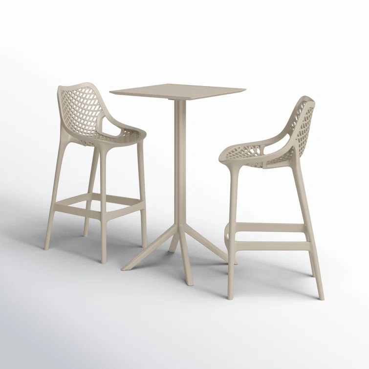 Asherton 2 - Person Square Outdoor Dining Set