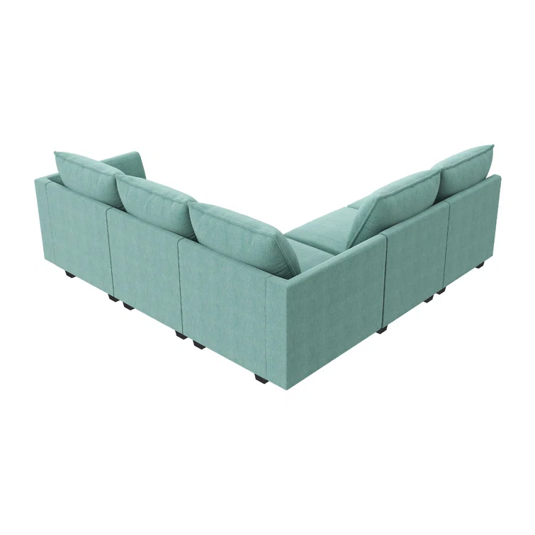 6 - Piece Upholstered Sectional
