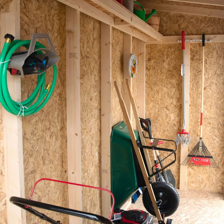 Cambria 10 ft. W x 4 ft. D Wood Lean-To Storage Shed