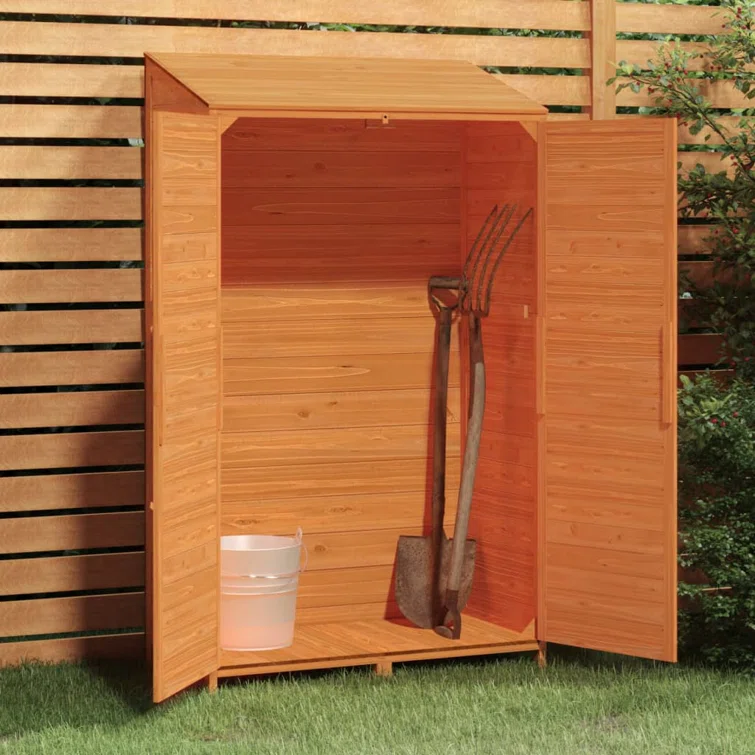 VidaXL Outdoor Storage Shed Garden Shed Wooden Storage Shed Solid Fir Wood