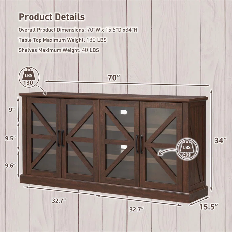 Zykaria 70'' Media Console