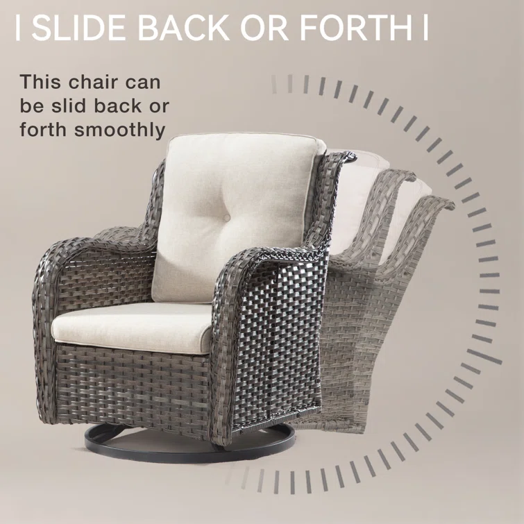 5 - Person Outdoor Seating Group with Cushions