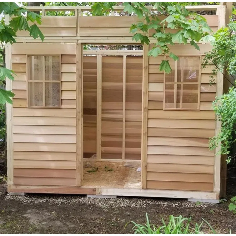 Studio Western Red Cedar Wood Storage Shed