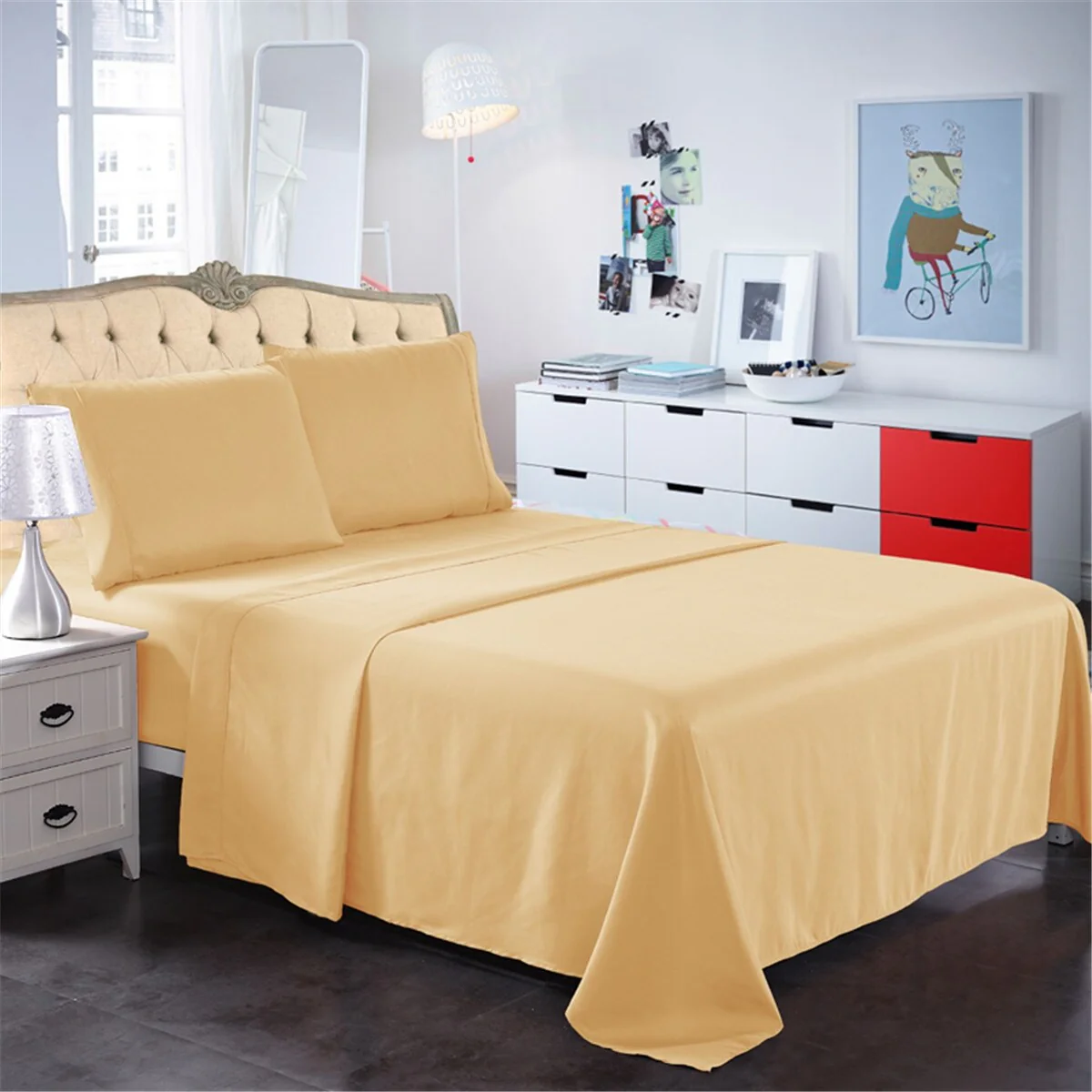 Luxury Deep Pocket 4-piece Bed Sheet Set
