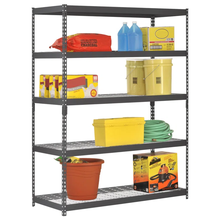 Steel Height -Adjustable Shelving Unit
