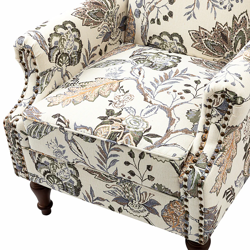 Felix Armchair with Spindle Legs