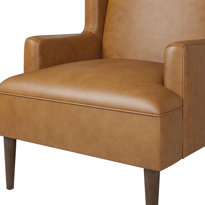 Gregor Vegan Leather Accent Chair