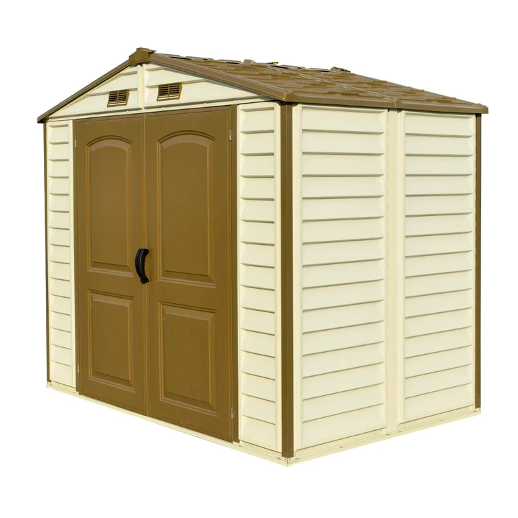 8 ft. W x 5.5 ft. D Plastic Storage Shed