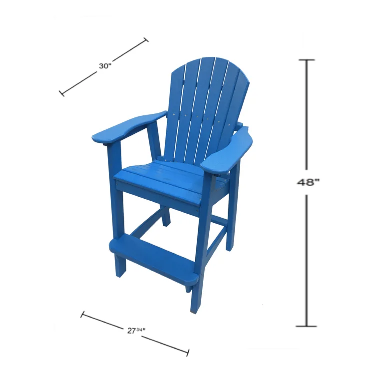 Glodine Outdoor Bar Table and Chairs Set - Poly Outdoor Furniture