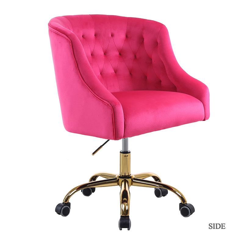 Penelope Velvet Tufted Office Chair