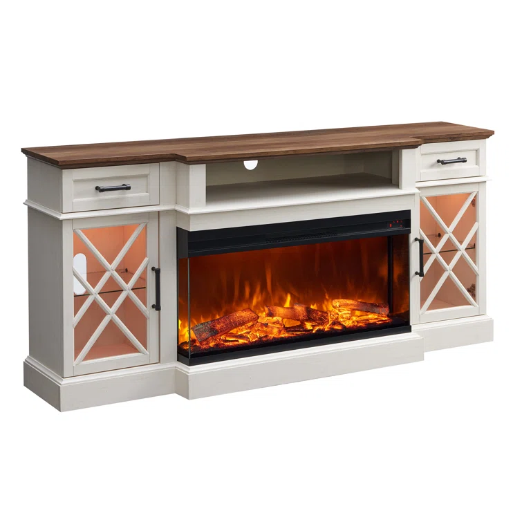Gaobo Farmhouse TV Stand Up to 80'' TVS, 32