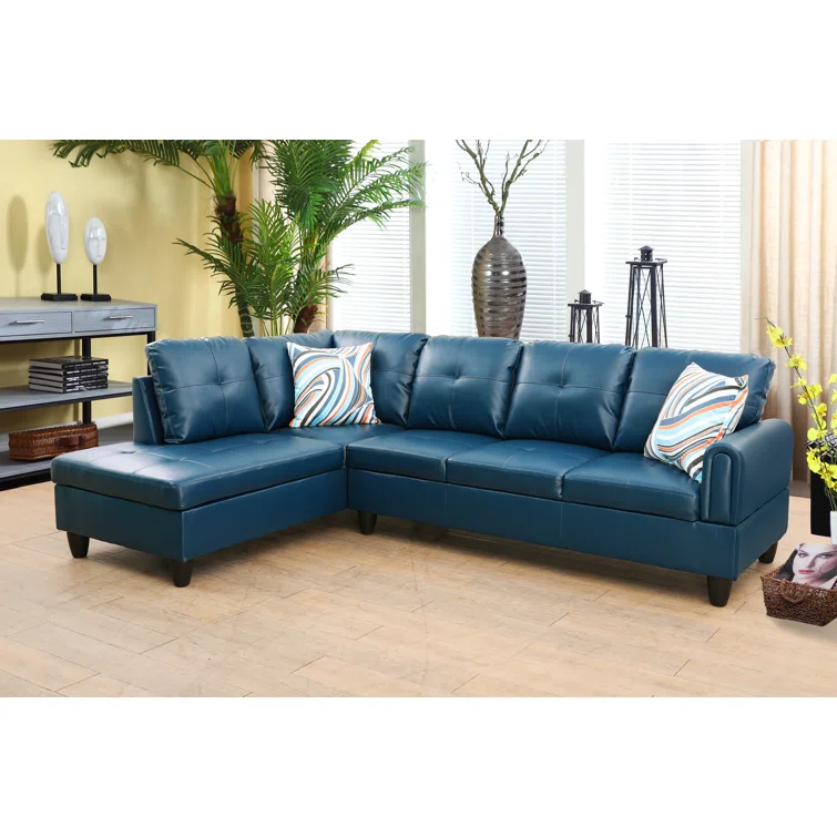 Renford 2 - Piece Faux Leather Sectional