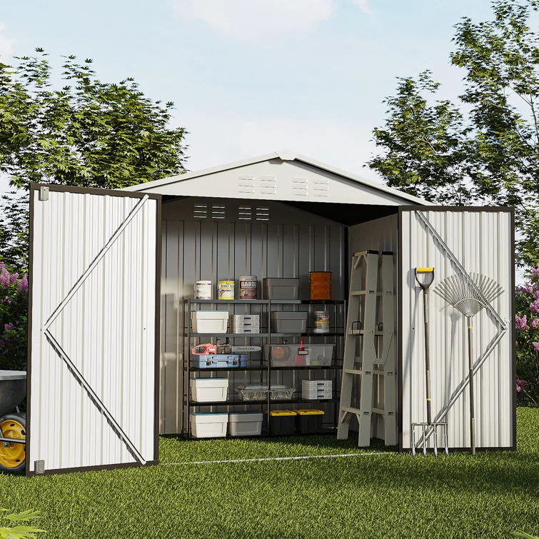 6 Ft. W X 4 Ft. D Metal Storage Shed