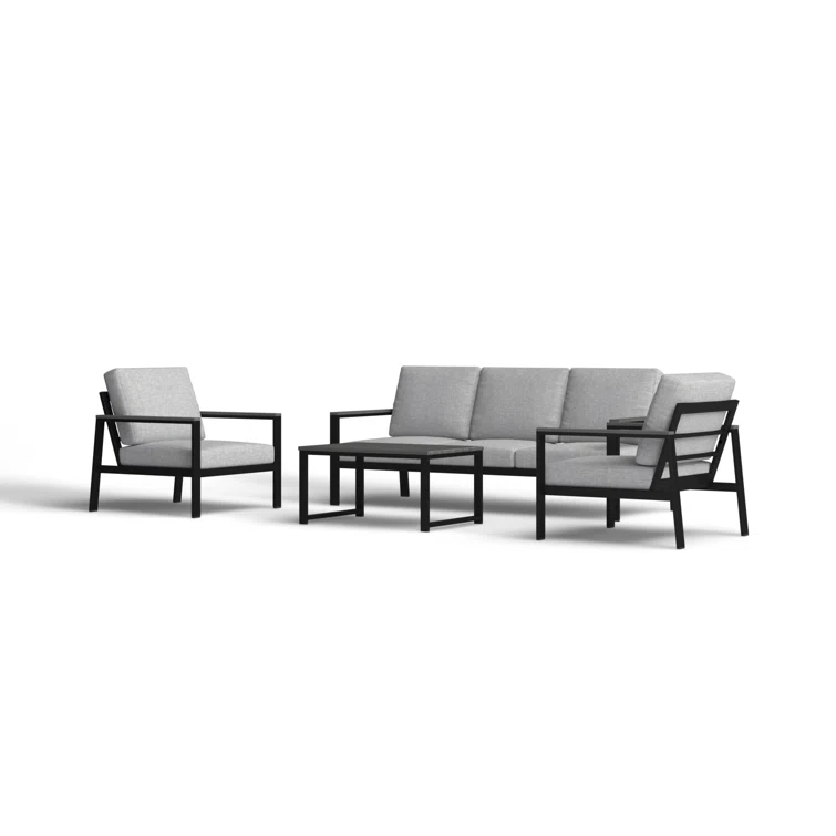 Townsend 5 - Person Outdoor Seating Group with Cushions