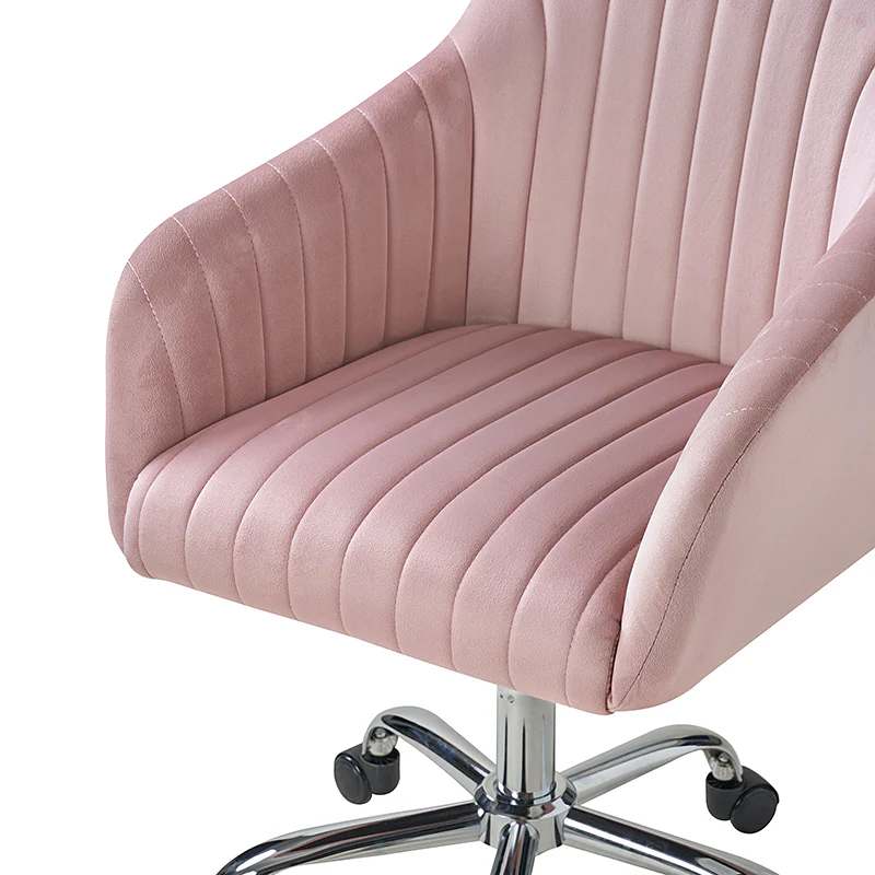Theo Modern Velvet Task Chair with Tufted Back