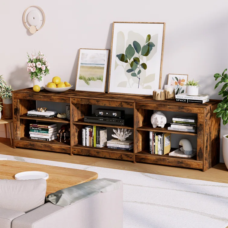 Benjie 78.7'' W Media Console with Outlets for TV up to 85