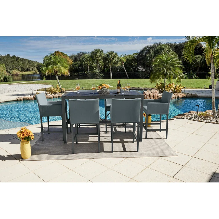 6 - Person Rectangular Outdoor Dining Set