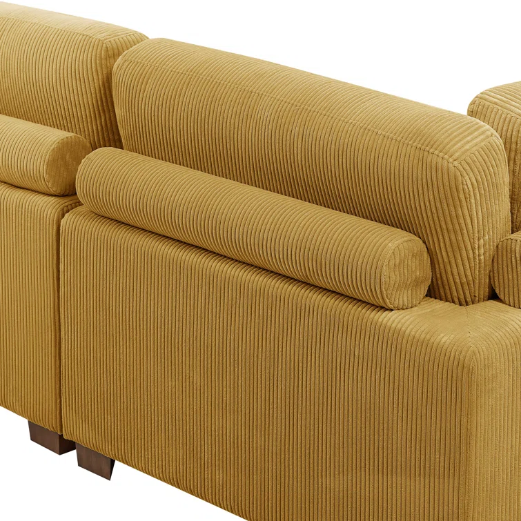 Aristedes 6 - Piece Corduroy Sectional