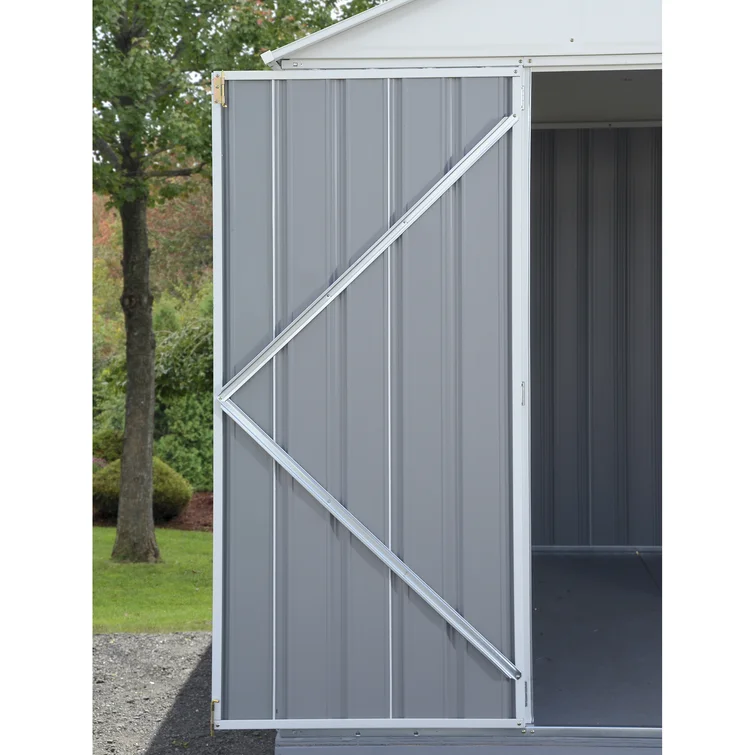 EZEE 10 ft. W x 8 ft. D Metal Storage Shed