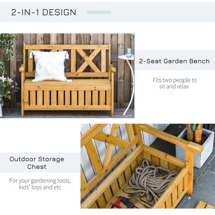 Kerveen Fir Outdoor Bench