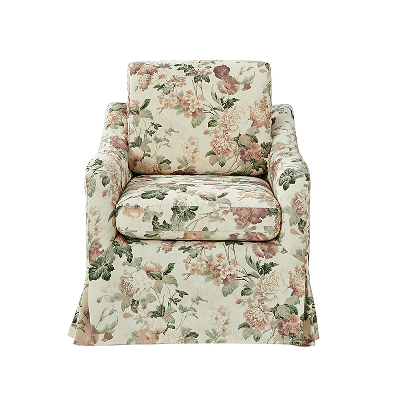 Bertram Claas 360 Degree Swivel Chair With Slipcover