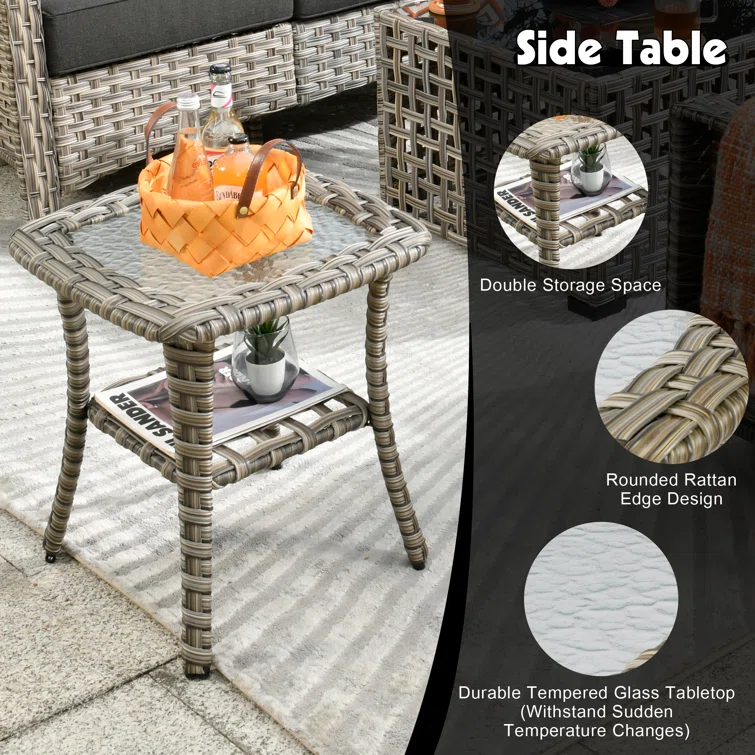 Mendota 6 - Person Outdoor Seating Group with Cushions