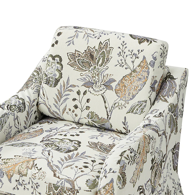 Bertram Claas 360 Degree Swivel Chair With Slipcover