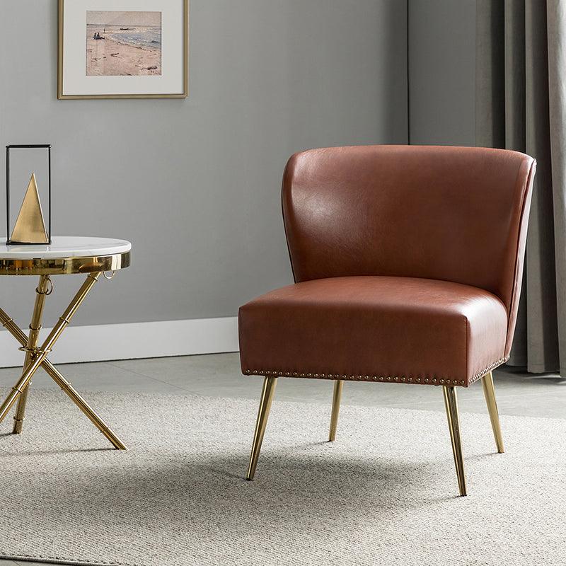 Angela Leather Side Chair