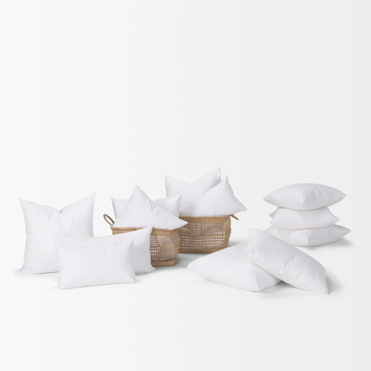 Down Fill Pillow Insert 16 x 28