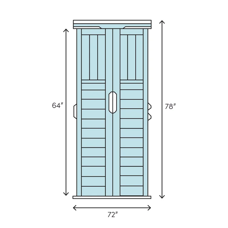 StorageHouse 6 ft. W x 6 ft. D Plastic Portable Tool Shed