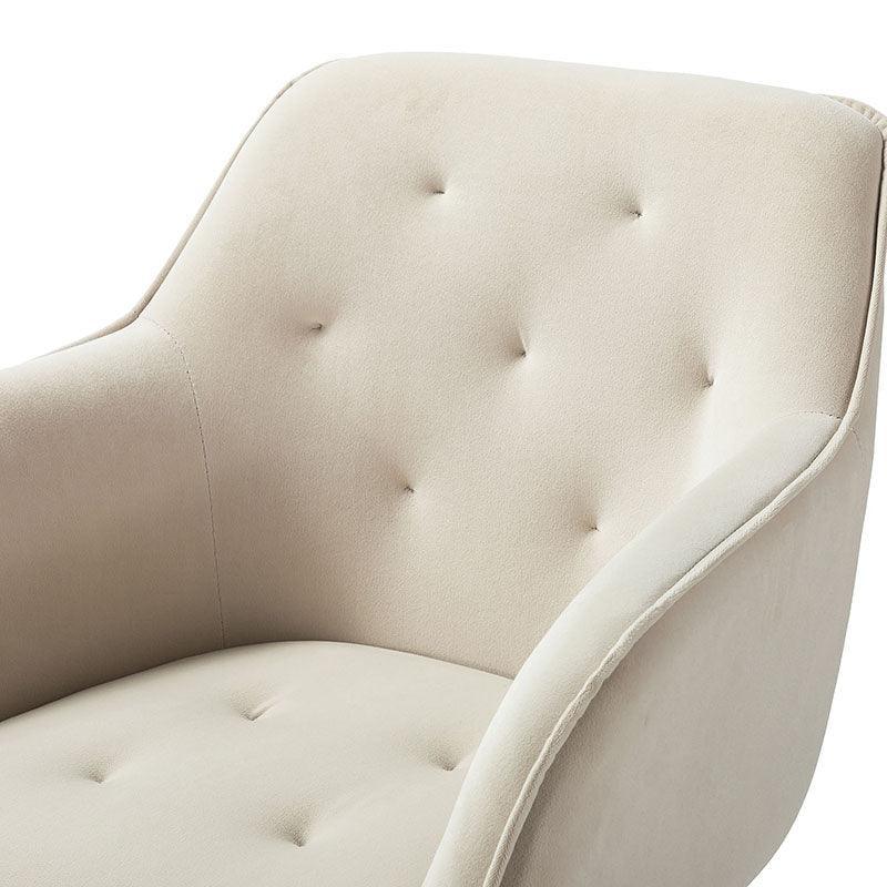 Jovida Velvet Tufted Office Chair