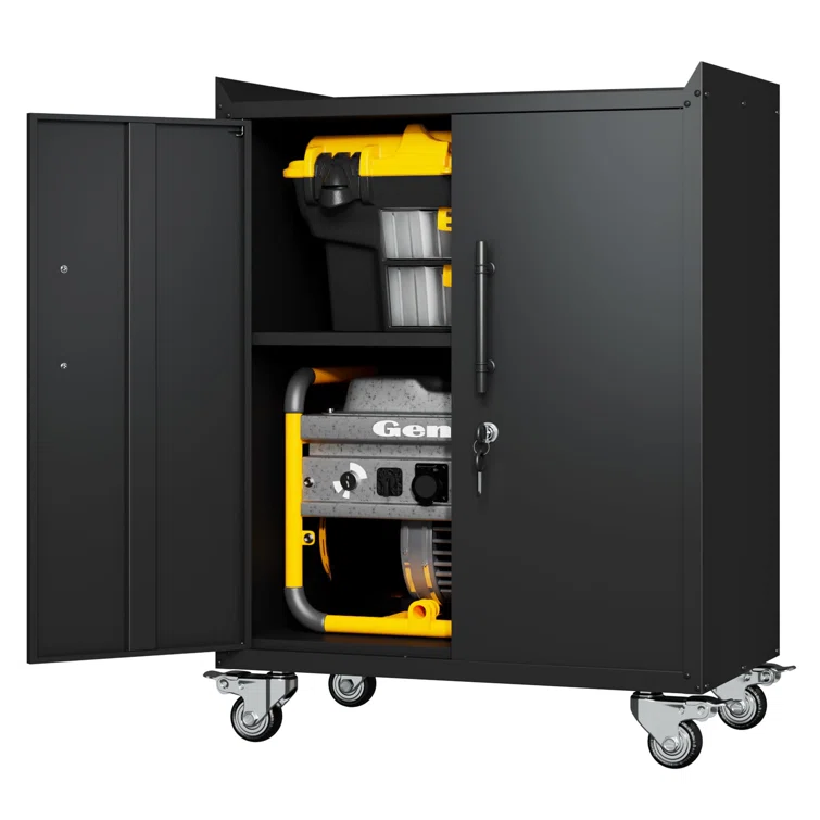 Metal Single Storage Cabinet ( 35.4'' H x 30.3'' W x 18.1'' D)
