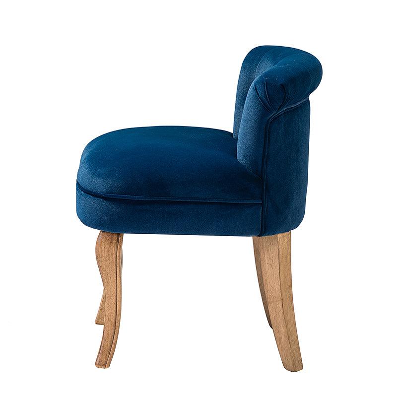 Moises Velvet Vanity Stool