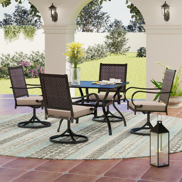 Alyah 4 - Person Square Outdoor Dining Set