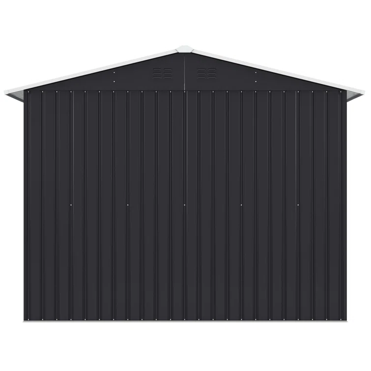 8 ft. W x 8 ft. D Metal Garage Shed