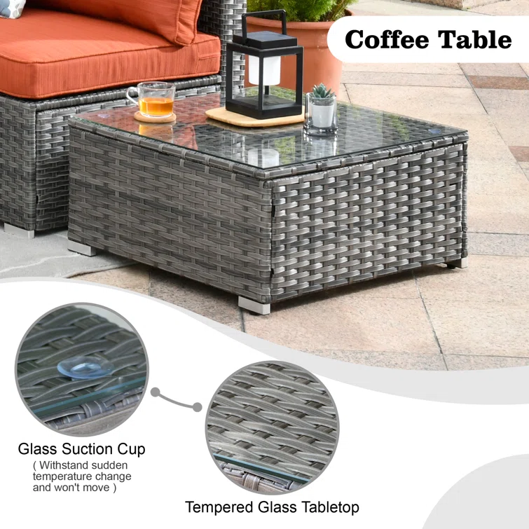 Aliva 6 - Person Outdoor Seating Group with Cushions