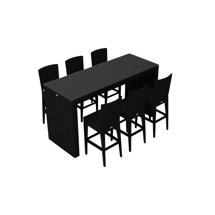 Oba 6 - Person Rectangular Outdoor Dining Set