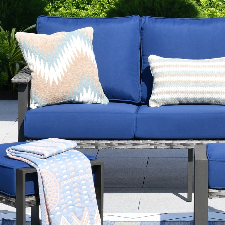 Aisatou 5 - Person Outdoor Seating Group with Cushions