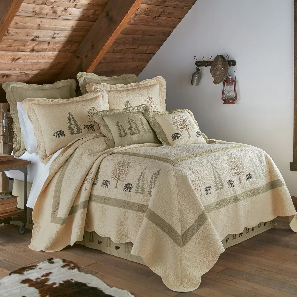 Donna Sharp Bear Creek Cotton Bed Skirt