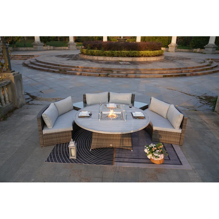 6 - Person Outdoor Seating Group with Cushions