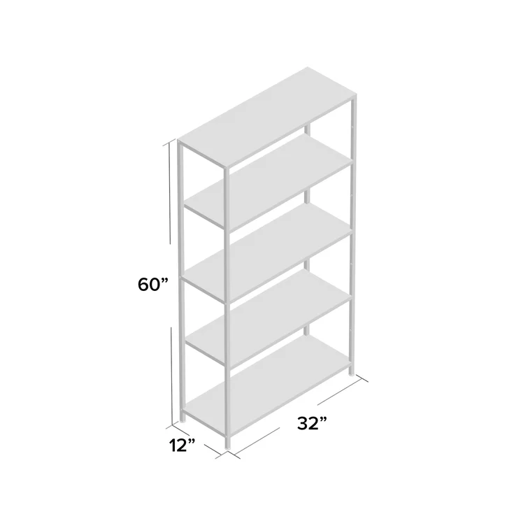 32'' W Steel Height -Adjustable Shelving Unit