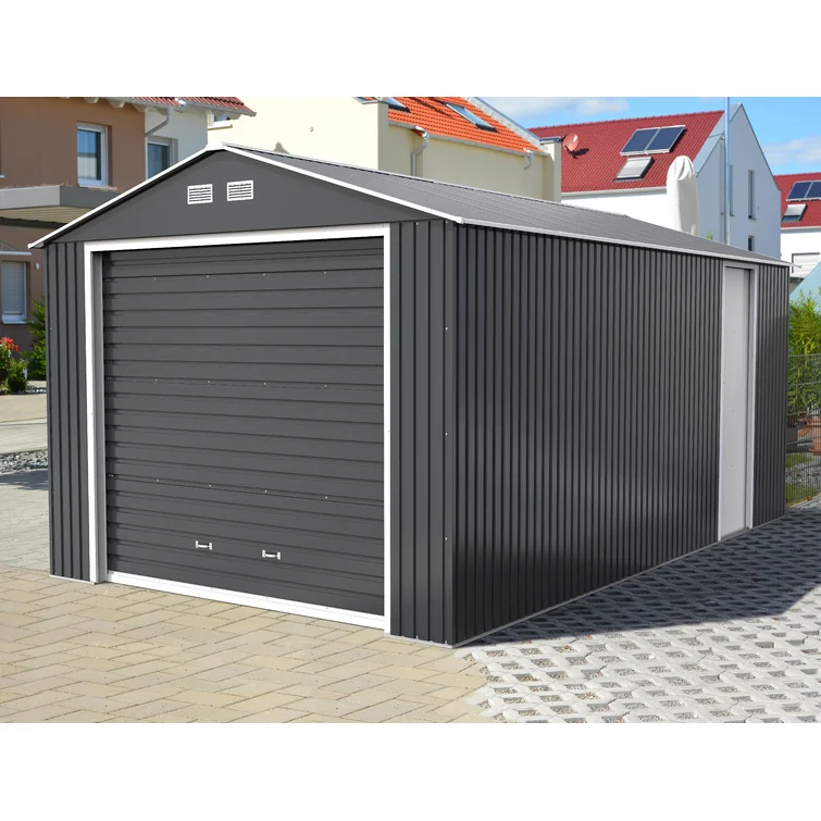 Imperial 12 ft. 2 in. W x 25 ft. 9 in. D Metal Storage Shed