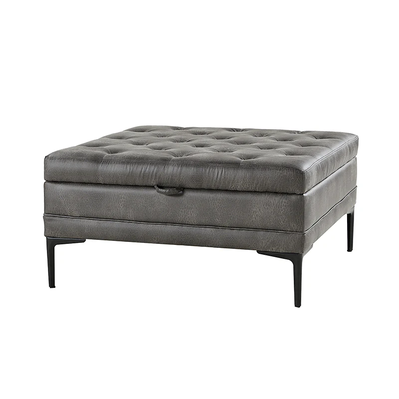 Hartmut Lift Top Shelved Storage Cocktail Ottoman