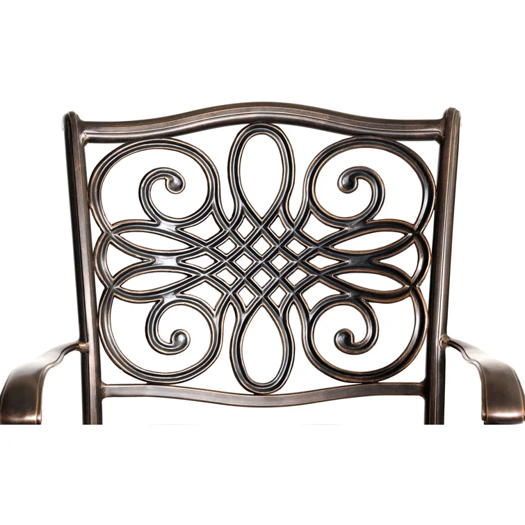 Alejando 6 - Person Round Outdoor Dining Set with Cushions