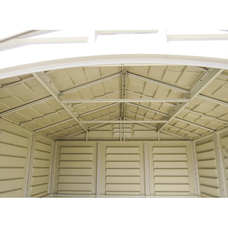 DuraPlus 8 ft. W x 8 ft. D Plastic Storage Shed