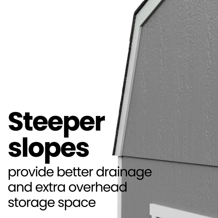 Braymore 10 ft. W x 18 ft. D Wood Storage Shed
